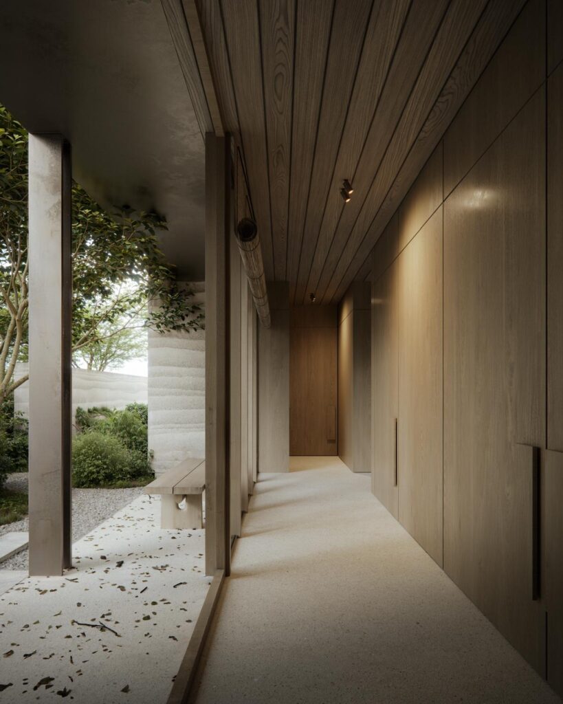 gestampte betonook bekleding Nomar architects